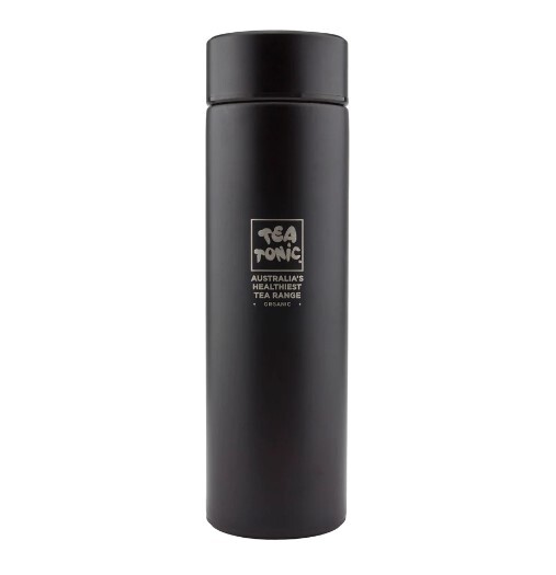 Tea Tonic Thermal Drink Bottle With Infuser Black 450ml