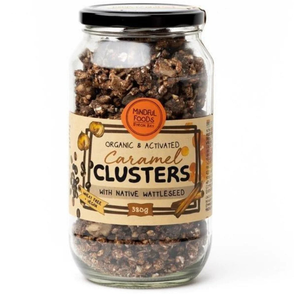 Mindful Foods Caramel Clusters Wattleseed 350g