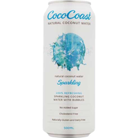 Cococoast Sparkling Coconut Water 500ml