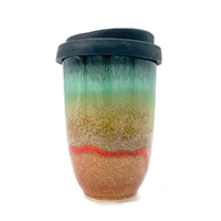 Pottery For The Planet Ceramic Travel Cup 12oz Assorted
