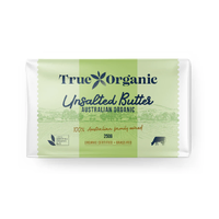 True Organic Unsalted Butter 250g 