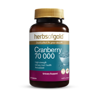 Herbs of Gold Cranberry 70000 50 Tablets