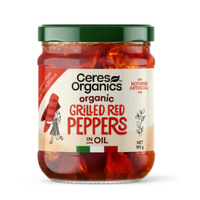 Ceres Organics Grilled Red Peppers 190g