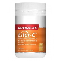 Nutra Life Ester C 1500mg + Bioflavonoids 120 Tablets