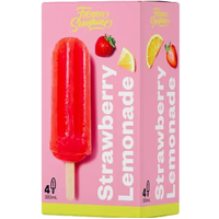 Frozen Sunshine Ice Blocks Strawberry Lemonade 4 Pack