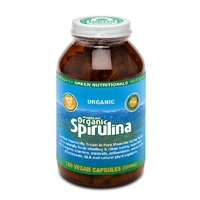 Green Nutritionals Mountain Spirulina Vegan 180 Capsules