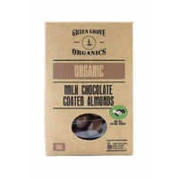 Green Grove Organic Milk Chocolate Almonds 180g