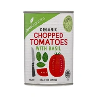 Ceres Organics Chopped Tomatoes With Basil 400g 
