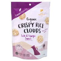 Ceres Organics Crispy Rice Clouds Salt & Vinegar 30g