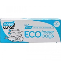 Sugarwrap Eco Freezer Bags Medium 50 Pack 