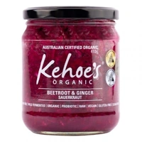 Kehoe's Organic Beetroot & Ginger Sauerkraut 410g