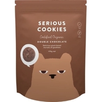 Serious Food Company Cookies Double Choc 170g