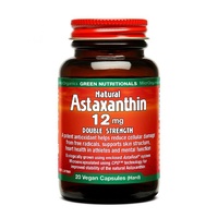Green Nutritionals Astaxanthin 12mg 20 Capsules