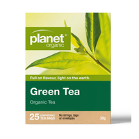 Planet Organic Green Tea 25 Bags