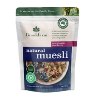 Brookfarm Natural Muesli Cranberry Macadamia 1.25kg