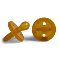 Natural Rubber Soother Twin Dummy Round 6+mths Large