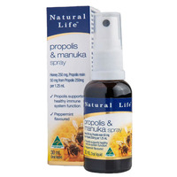 Natural Life Propolis & Manuka Honey Spray 30ml