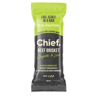 Chief Organic Beef Bar Chipotle & Lime 40g 
