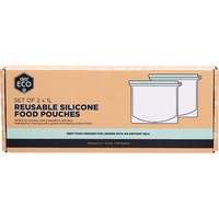 Ever Eco Reusable Silicone Food Pouches 2 X 1 Litre