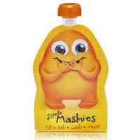Little Mashies Reusable Squeeze Pouch Orange 2pk