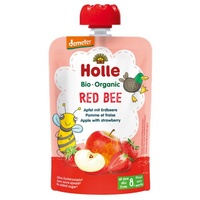 Holle Organic Apple & Strawberry Pouch 100g