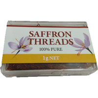 Chef's Choice 100% Pure Premium Quality Saffron Threads 1g