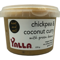 Yalla Chickpea & Coconut Curry With Green Beans 570g