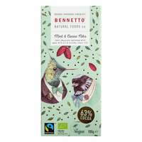 Bennetto Mint and Cocoa Nibs 100g