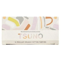 Tsuno Organic Tampons Regular 16 Pack