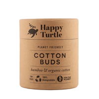 Happy Turtle Bamboo & Organic Cotton Buds 200 Pack 