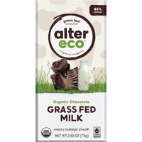 Alter Eco Classic Grass Fed Milk Organic Chocolate 75g