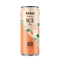 Kreol Queen Peach Sparkling Ice Tea 330ml