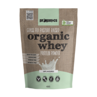 Proganics Organic Whey Protein Powder Unflavoured 450g