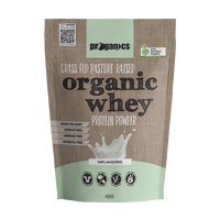 Proganics Organic Whey Protein Powder Unflavoured 450g