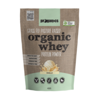 Proganics Organic Whey Protein Powder Vanilla 450g