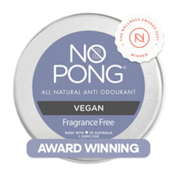No Pong All-Natural Anti-Odourant Frag Free Vegan 35g