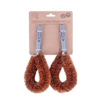 White Magic Coconut Dish Brush Refill 2 Pack