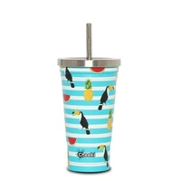 Cheeki Insulated Tumbler Stainless Steel Toucan 500ml