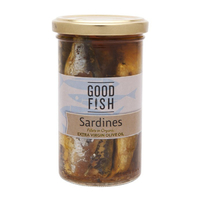 Good Fish Sardines Organic Extra Virgin Oil 195g