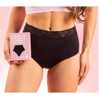 Pelvi Leakproof Underwear Full Brief Black L 