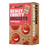 GoodnessMe Really Fruity Nuggets Strawberry 120g 8 Pack 