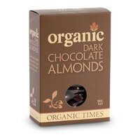 Organic Times Dark Chocolate Almonds 150g