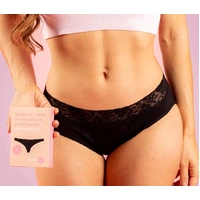 Pelvi Leakproof Underwear Bikini Black Small
