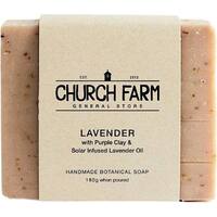 Church Farm Soap Lavender & Purple Clay 180g