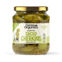 Ceres Organics Sliced Gherkins 670g