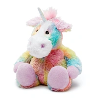 Cozy Plush Warmies Rainbow Unicorn Heat Toy