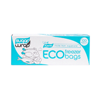 Sugar Wrap Eco Freezer Bags Medium 100pk