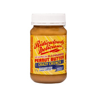Ridiculously Delicious Peanut Butter Crazy Crunchy 375g