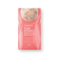 Salts & Co Pure Epsom + Pink Himalayan Bath Salts 1kg