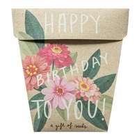 Sow 'n Sow Happy Birthday Zinnia 